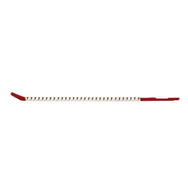 Brady Clip Sleeve Wire Markers, 3 in x 8 1/2 in, "5", Black on White, 1/PK, #SCN105