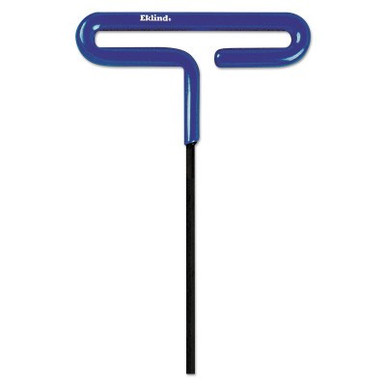 Eklind Tool Individual Cushion Grip Hex T-Keys, 5/32 in, 6 in Long, Black Oxide, 1/EA, #51610