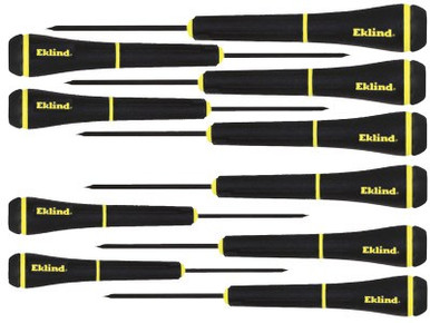 Eklind Tool PSD Precision Slotted/Phillips Screwdriver Set, Slotted; Phillips, 1/ST, #92199