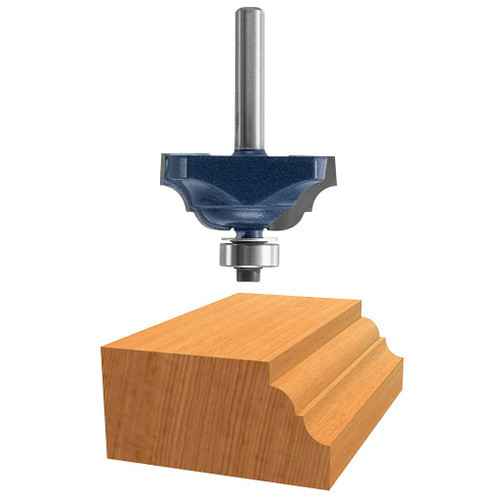 Bosch Carbide-Tipped Classical Router Bit, 1-1/4" x 1/2"