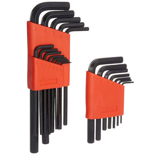Great Neck Hex Key Set, 20-Piece Metric and SAE