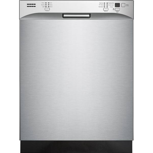 Seasons ENERGY STAR 24 In. Front Control 52 dBA Dishwasher With 2 Racks Stainless Steel Tub, Stainless Steel