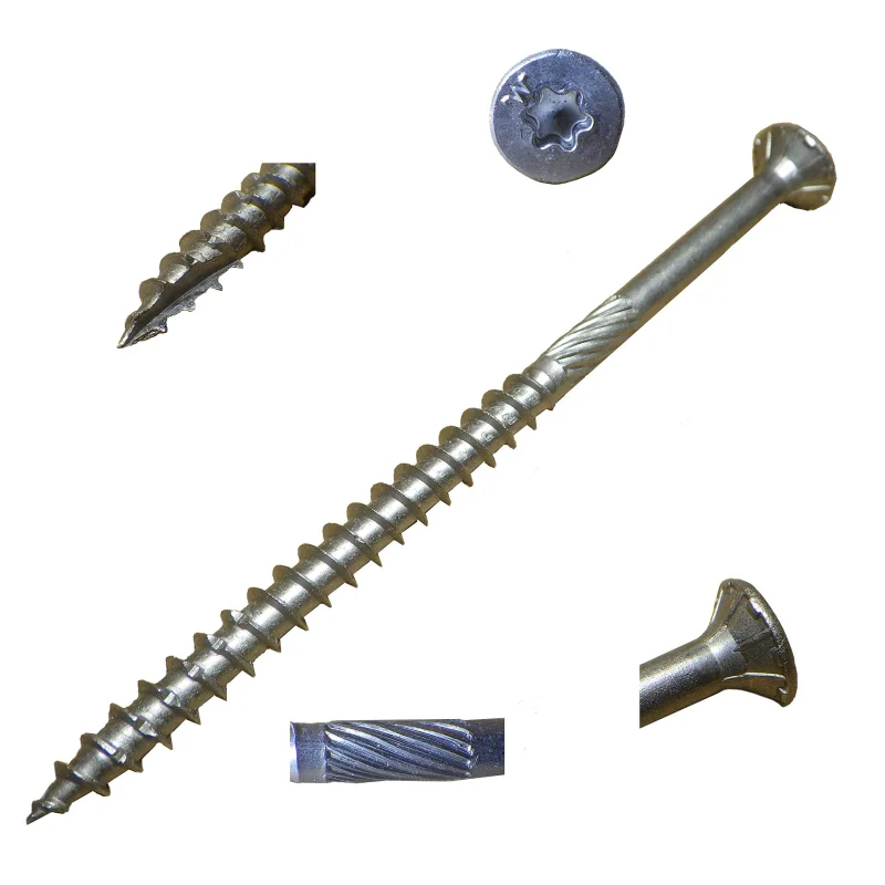 (3,000 Count) Big Timber STX92 9 x 2 Flat Head Stainless Steel Screws