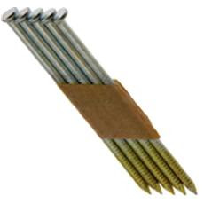 Grip Rite 2-3/8" x .113", 30 Degree Paper Tape Offset Round Head Nails, Bright, Smooth Shank, (4,000/Carton), #GRSP8D4M