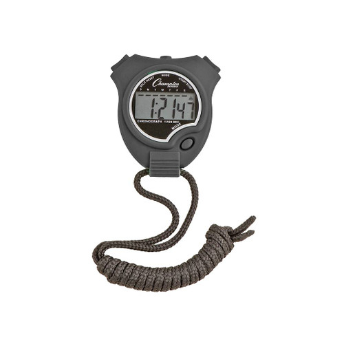 Champion Sports Stopwatch, Black