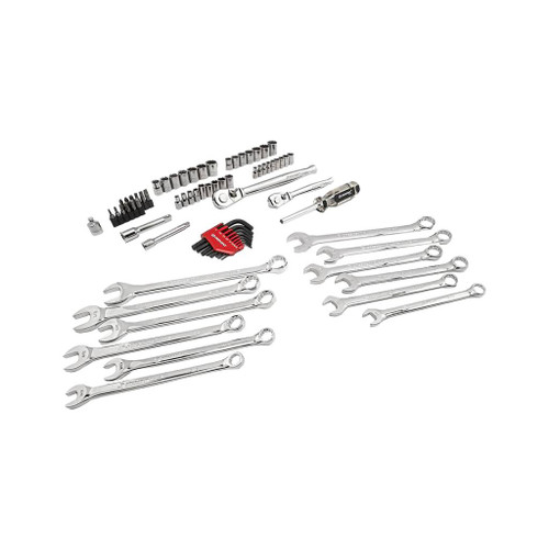 Crescent 1/4" & 3/8" Drive 6 & 12 Point Standard SAE/Metric Mechanics Tool Set