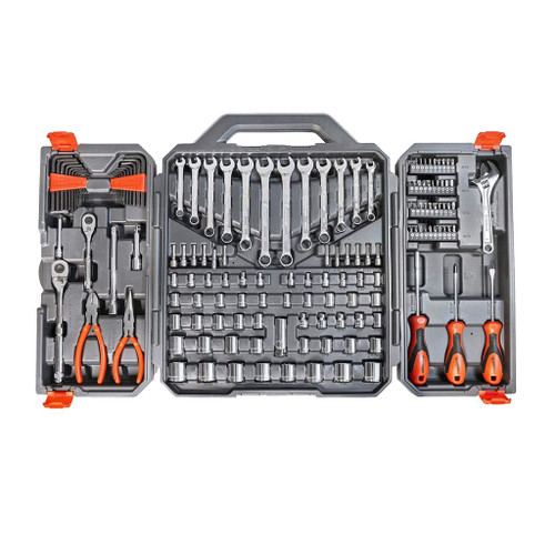 Crescent 150-Piece 1/4" and 3/8" Drive 6 Point SAE/Metric Professional Tool Set