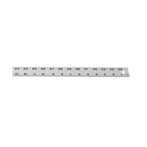 Lufkin Flexible Aluminum Rule, 3' x 1-1/4"