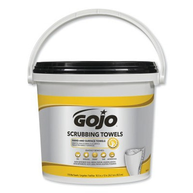 Gojo Scrubbing Wipes, 170 Sheets, 2/CA, #639802