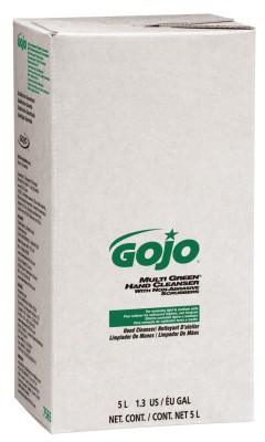 Gojo Multi Green Hand Cleaners, Citrus, Bag-in-Box, 5,000 mL, 2/CA, #756502