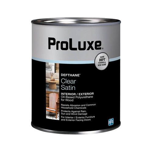 ProLuxe Defthane Polyurethane Clear Satin, Gallon