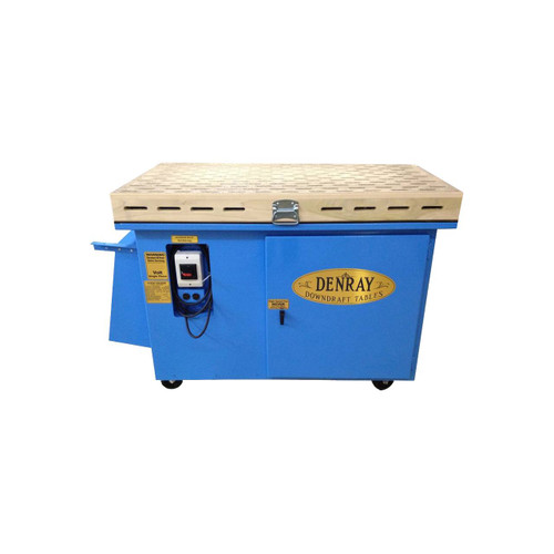 Denray Downdraft Sanding Table, 48" x 28", 3 PH