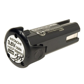 Hitachi EBM315 Genuine OEM 3.6V Li-ion 1.5 Ah Battery - 326263