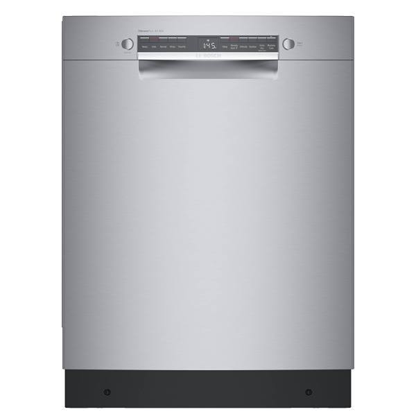 Bosch 300 Series ENERGY STAR 24 In. Front Control Dishwasher With Stainless Steel Tub, Stainless Steel, ADA