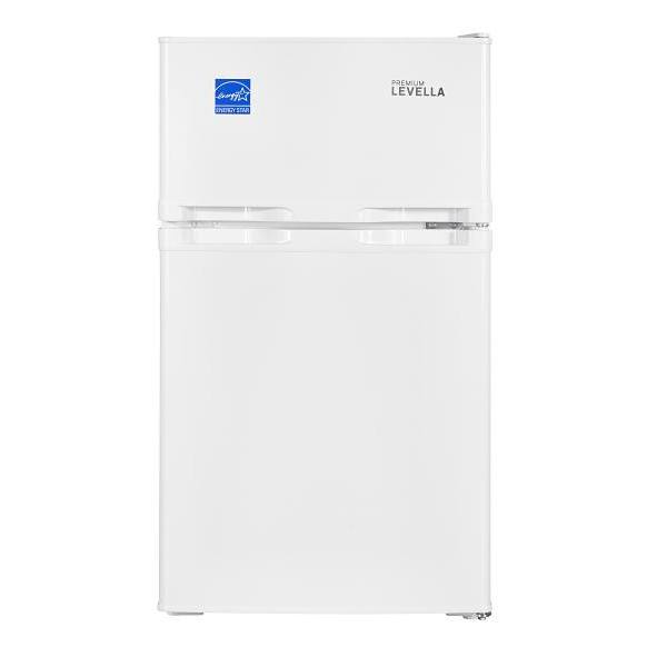 Premium Levella 3.1cf Top-Freezer Compact Refrigerator White