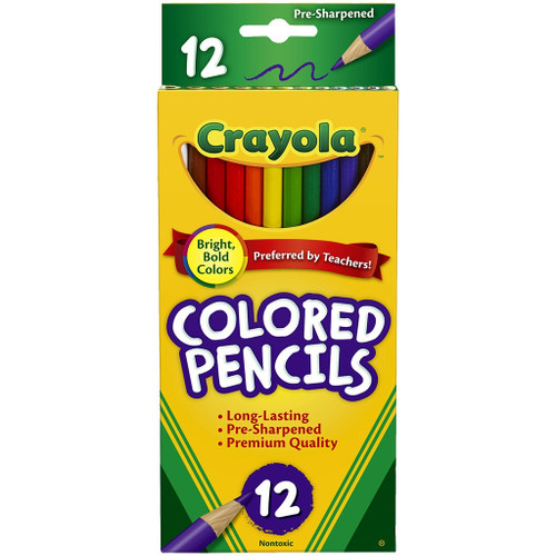 Crayola Colored Pencils, 12-Pack