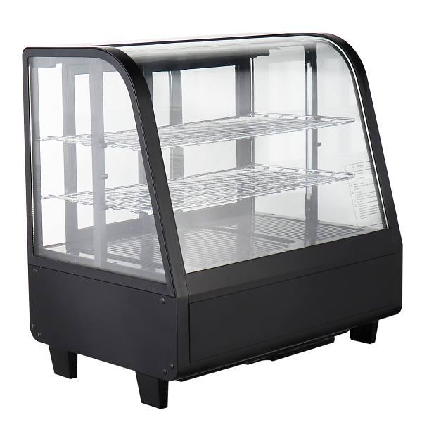 Premium Levella 3.5 Cu. Ft. Countertop Refrigerator Display Case In Black