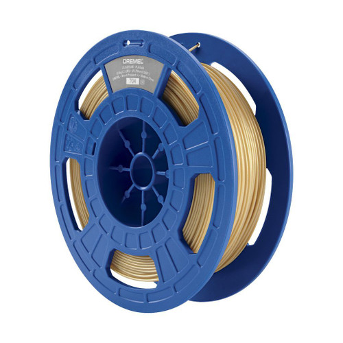 Dremel PLA Filament, 1.75mm, 1.65 lb. Spool, Gold