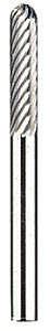 Dremel Tungsten Carbide Cutter, 3/32" dia., Square end, 9902