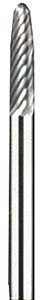 Dremel Tungsten Carbide Cutter, 1/8" dia., Taper point, 9910