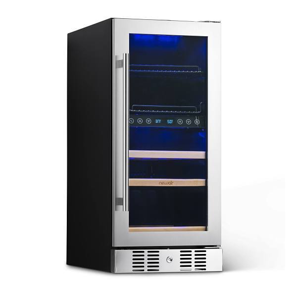 NewAir 15Inch Premium Built-In Dual Zone Beverage Fridge