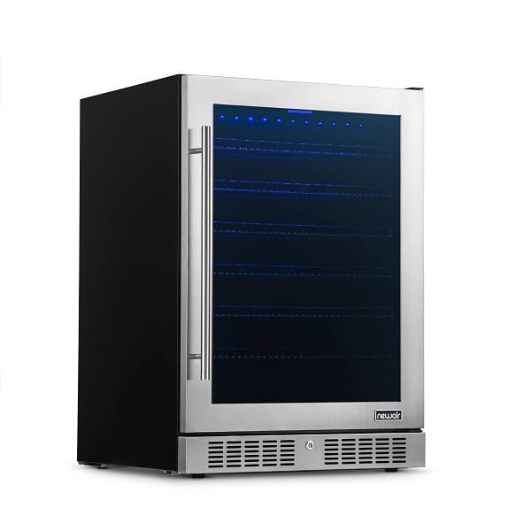 NewAir 24 Inch Built-In Premium 224 Can Beverage Fridge