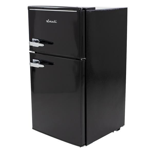 Avanti PRO 3.0 Cu. Ft. Retro COMPACT Refrigerator, Black Rmrt30x1b-Is