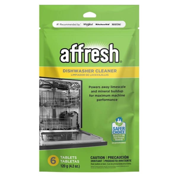 Whirlpool Replacement Affresh Cleaner 6-Pack For Dishwasher, Part # W10549851