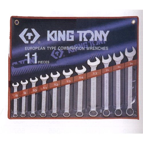 King Tony 1211SR 11 Piece SAE Combination Wrench Set 1/4"-15/16"