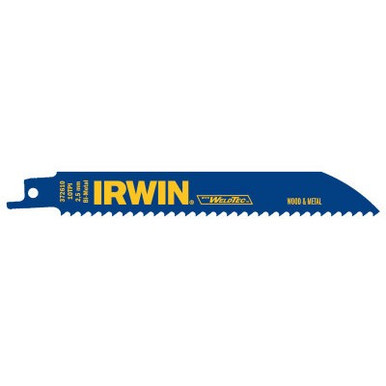 Irwin Metal Cutting Reciprocating Blades with WeldTec, 6", 18 TPI, #IR-372618B (25/Pkg)