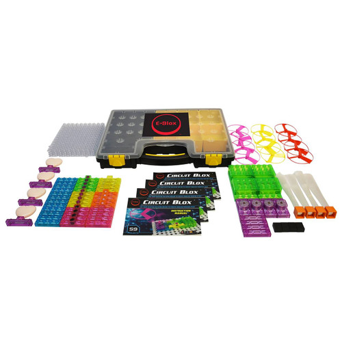 Circuit Blox 59 Circuit Board Building Blocks, Classroom Pack