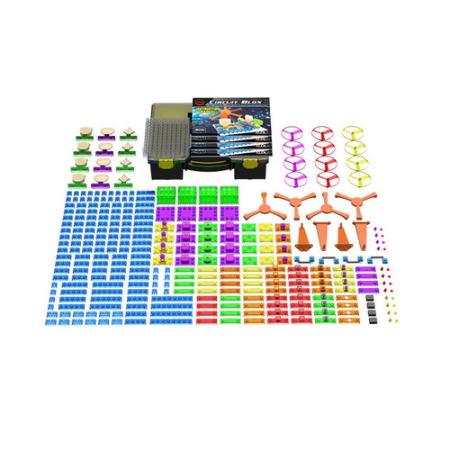 Circuit Blox 800 Circuit Board Building Blocks, Classroom Pack