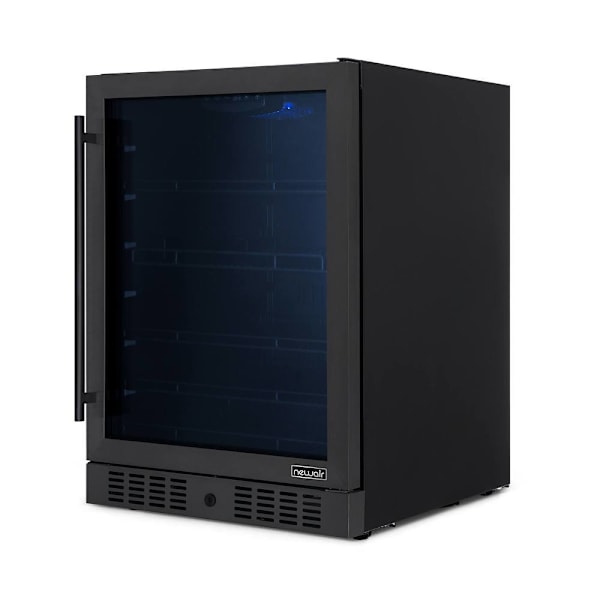 NewAir 177-Can Built-In Or Black Beverage Fridge - 24"