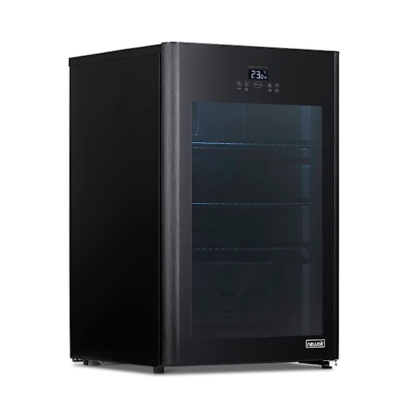 NewAir 125-Can Black Beer Froster Beverage Fridge - 22.1"