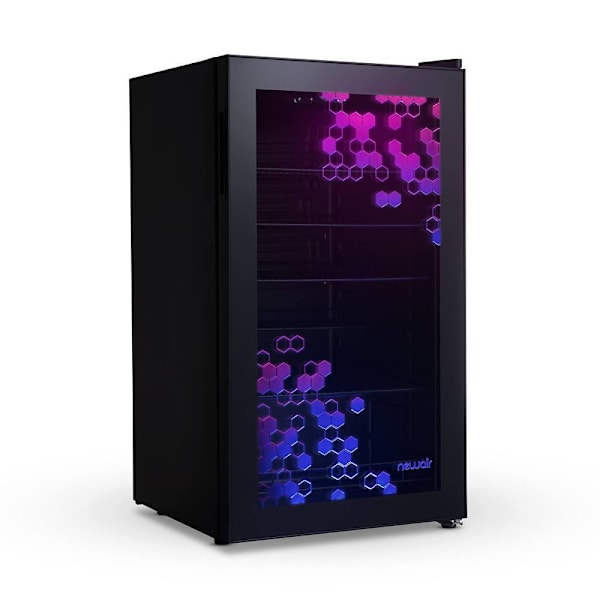 NewAir Prismatic Series 85-Can Beverage Fridge -18.7"