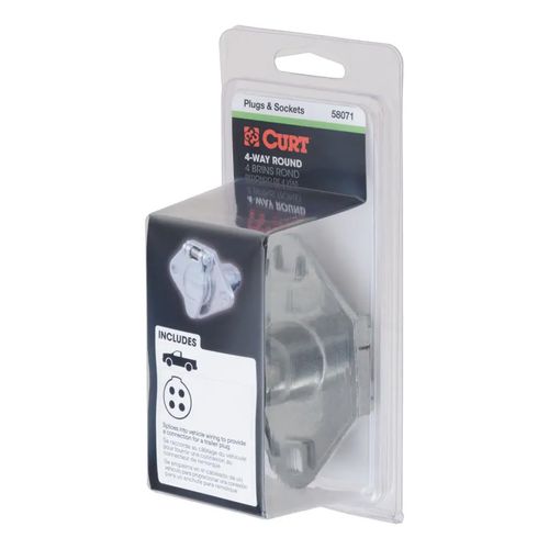 4-Way Round Trailer Connector