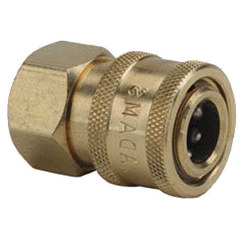 #6 FEMALE QD SOCKET BRASS 1/4 NPT