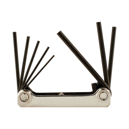 Eklind Fold-up Hex Set Fractional 8-Piece, .050" - 5/32"