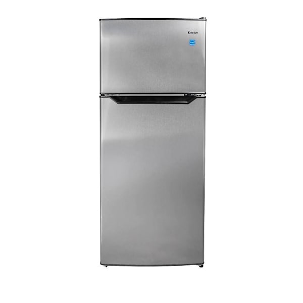 Danby 4.5 cu. ft. COMPACT Fridge With True Freezer In Stainless Steel Look