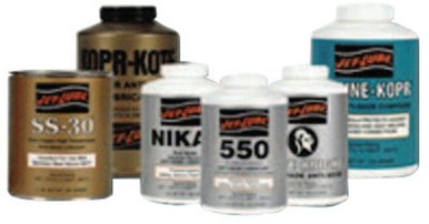 Jet-Lube White Knight Food Grade Anti-Seize Compounds, 1 lb Brush Top Can, 12 CN/CA, #16404