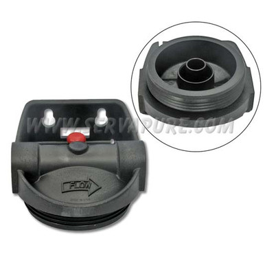 LIMITED QUANTITIES - NO REPLACEMENT - Pentek 154646, 3G 3/4'' In/Out, Black IB Cap w/ PR