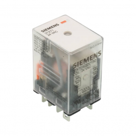 Siemens Industrial Controls 3TX7114-5DC13C DPDT Plug In Relay 15A 24VAC