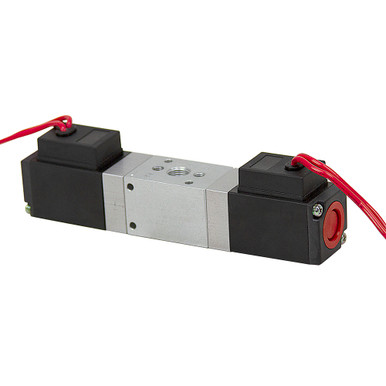 12 Volt DC 4-Way 2-Pos Humphrey Solenoid Air Valve H050-4E2-01