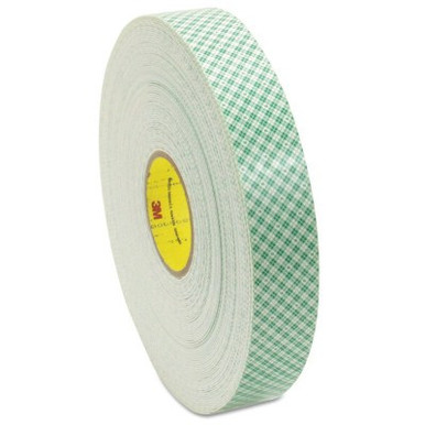 3M Double Coated Urethane Foam Tapes 4016, 3/4 in X 36 yd, 62 mil, Off-White, 1/RL