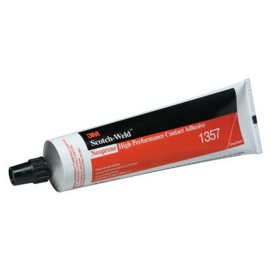 3M Scotch-Grip High Performance Contact Adhesive 1357, 5 oz, Tube, Gray-Olive, 1/TUBE