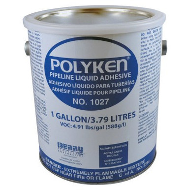 Berry Global Pipeline Primers, 1 Gallon Can, Black, Naptha, 4 GA/CA, #1086265