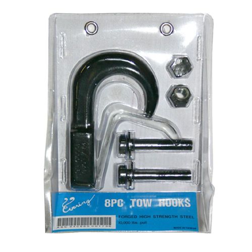 Tow Hook With Mounting Hardware 10,000 Pound Capacity
