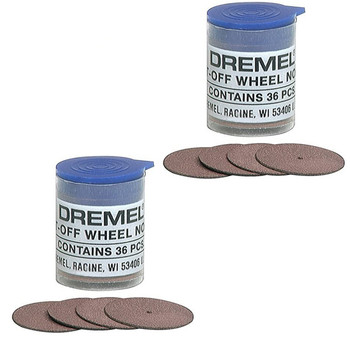 Dremel Genuine OEM Replacement 15/16" Cutting Wheels, 72 Pieces - 409-2PK