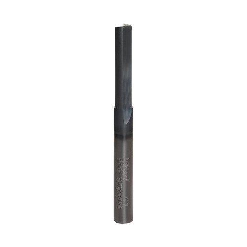 Double Flute Straight Bits Solid Carbide, 1/4" dia.,1"H