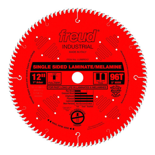 Freud Single Sided Laminate/Melamine Blade 12" x 96T